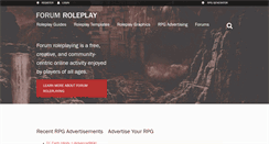 Desktop Screenshot of forumroleplay.com